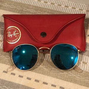 BRAND NEW Ray Ban Round Flash Lenses